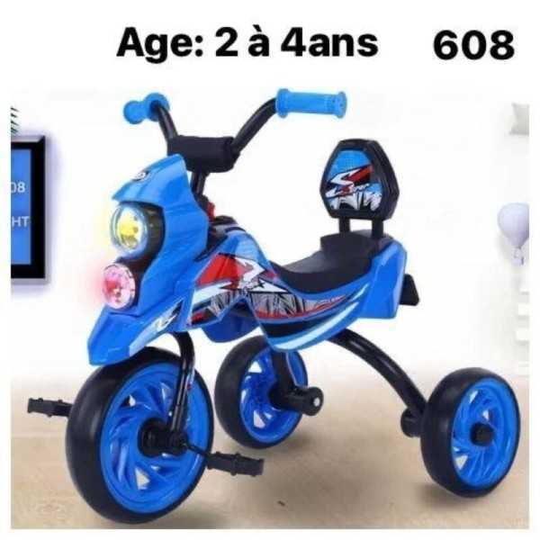 Vélo Tricycle à pédale avec sons et lumière pour enfant de 2 à 4 ans