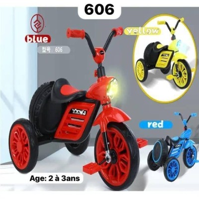 Vélo à 3 Roues  Tricycle Pour Enfant 2 à 3 ans avec Lumière