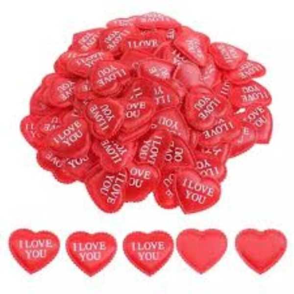 Lot de 500 pétales de rose I love you