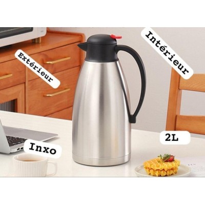 Thermos intérieur en acier inoxydable isotherme de 2 litres