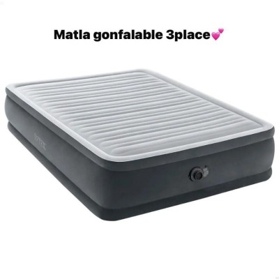Matelas gonflable  Intex places  confortable  avec pompe électrique intégrée