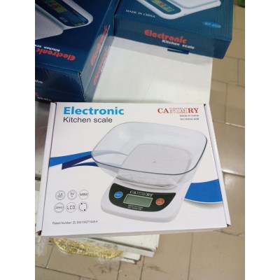 Balance de Cuisine Électronique avec Bol Transparent - Capacité 7kg, Compacte et Précise