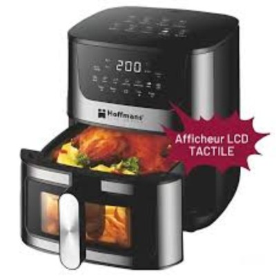 Friteuse à Air Hoffman  Cuisson Saine et Pratique avec Écran Tactile LCD et 8 L