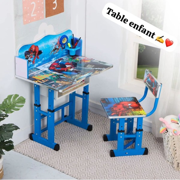 Ensemble Bureau et Chaise Réglables pour Enfants  Confort et Posture Optimale de 3 à 12 ans