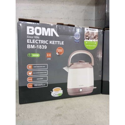 Bouilloire électrique BOMN BM-1839 – 2 Litres, 1800W, inox conception allemande fiable Bouilloire électrique BOMN BM-1839 – 2 Litres, 1800W, inox conception allemande fiable