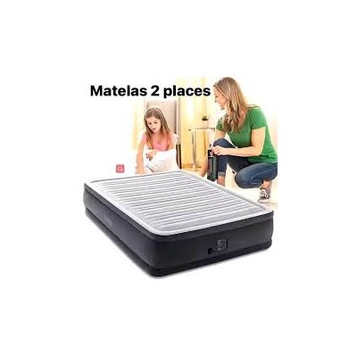 Matelas gonflable INTEX 2 places avec pompe intégrée