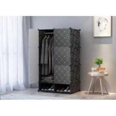 Armoire de rangement pour vêtements 2 battants