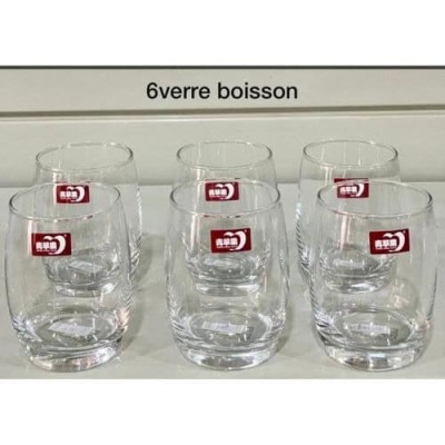 Lot de 6 Verres à Eau en Verre Cristal – 380 ml – Design Moderne et Élégant Lot de 6 Verres à Eau en Verre Cristal – 380 ml – Design Moderne et Élégant