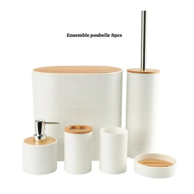 Set Salle de Bain 8 Pièces Design Scandinave – Fonctionnel et Élégant pour Salle de Bain Moderne