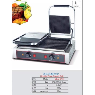 Grill Panini Professionnel Double Plaque – Cuisson pour Restaurants et Snacks