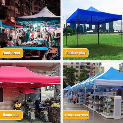 Tente de réception pliable 3x3m m avec sac de transport – mariage, fête, plage, camping