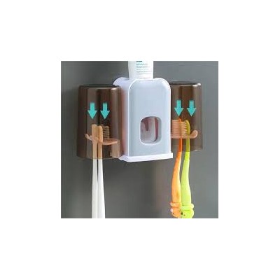 Support à Brosse à Dents avec Distributeur de Dentifrice – Design Moderne