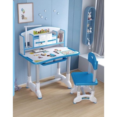 Bureau et Chaise Enfant Réglables – Ensemble d’Étude Simple et Économique pour la Maison