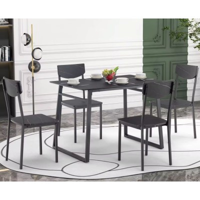 Table à Manger Rectangulaire Moderne 5 pièces