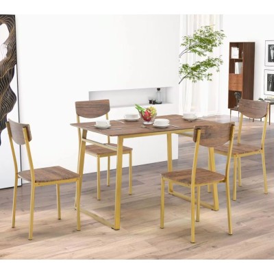 Table à Manger Rectangulaire Moderne 5 pièces