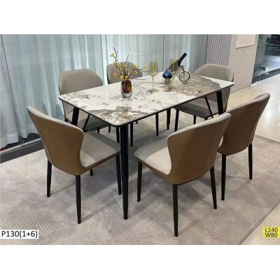 Ensemble de salle à manger 7 pièces P130 (1+6)
