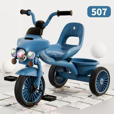 Tricycle Vélo Design Moto Enfant  – LED, Musique