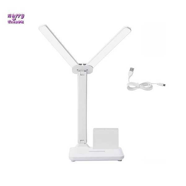 Lampe de Bureau LED, Dimmable Double Tête Lumiere Bureau ,3 Modes de Couleur