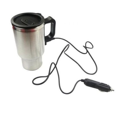 tasse à café de voyage, en acier inoxydable électrique avec câble cigare