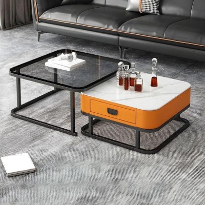 Table basse nordique de luxe, mobilier multifonction, pour salon, coin moderne